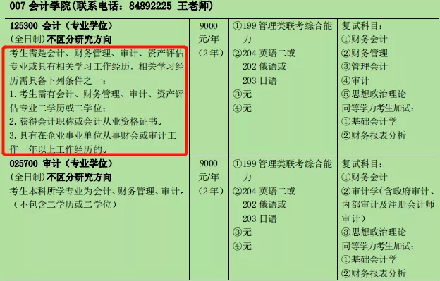 2021MPAcc備考:考生注意!跨考會計碩士的條件你可能不符合!